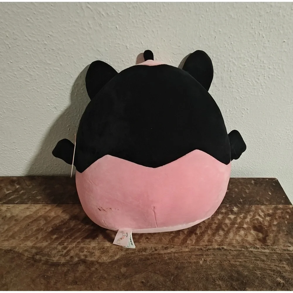 Squishmallows Halloween Emily the Bat in Pink Pumpkin Jack-O-Lantern 12